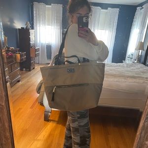 NWOT Steve Madden Khaki Multi Oversized Tote